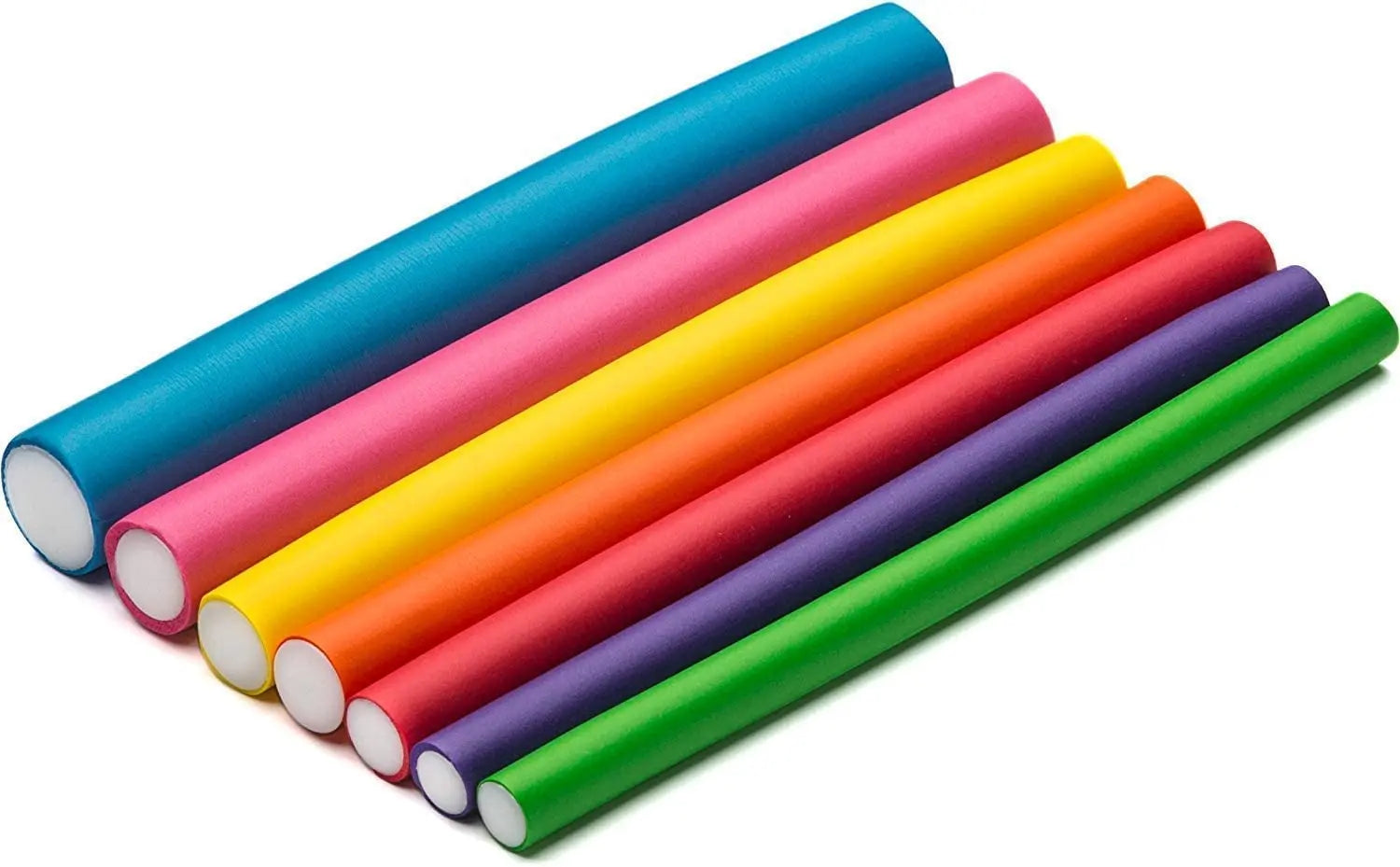 Foam Heatless Curling Rod Soft Bendy Twist Curls Tool Sponge Hair Curlers Rollers DIY Hair Styling Tools Set Random Color