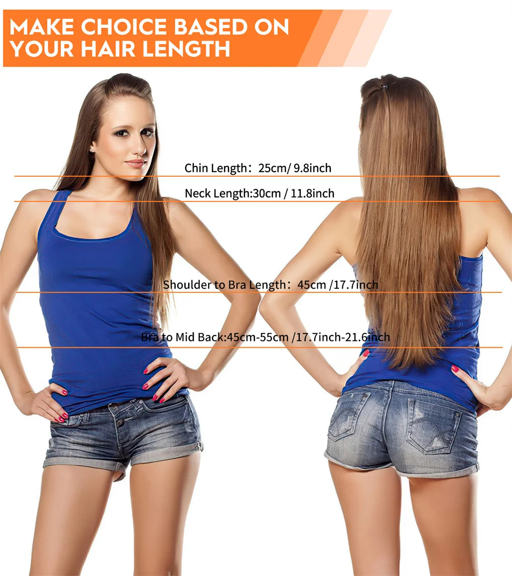 30PCS Heatless Hair Curlers Wave Curls Styling Kit with 2 Pcs Styling Hooks, No Heat Hair Curlers for Women Girls 55/45/30CM