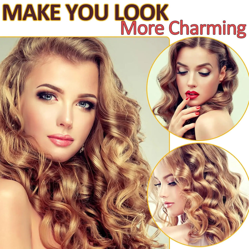 New Hair Curler Plastic Self-adhesive Hair Curlers Lazy Air Bangs Curling Tube Eight-character Bangs Curling Hairdressing Tools