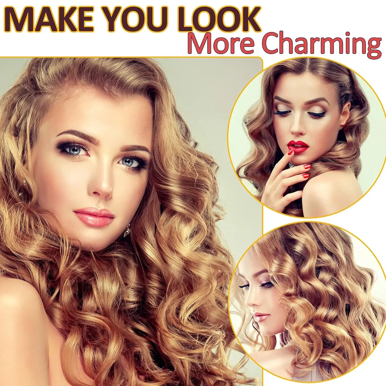 New Hair Curler Plastic Self-adhesive Hair Curlers Lazy Air Bangs Curling Tube Eight-character Bangs Curling Hairdressing Tools