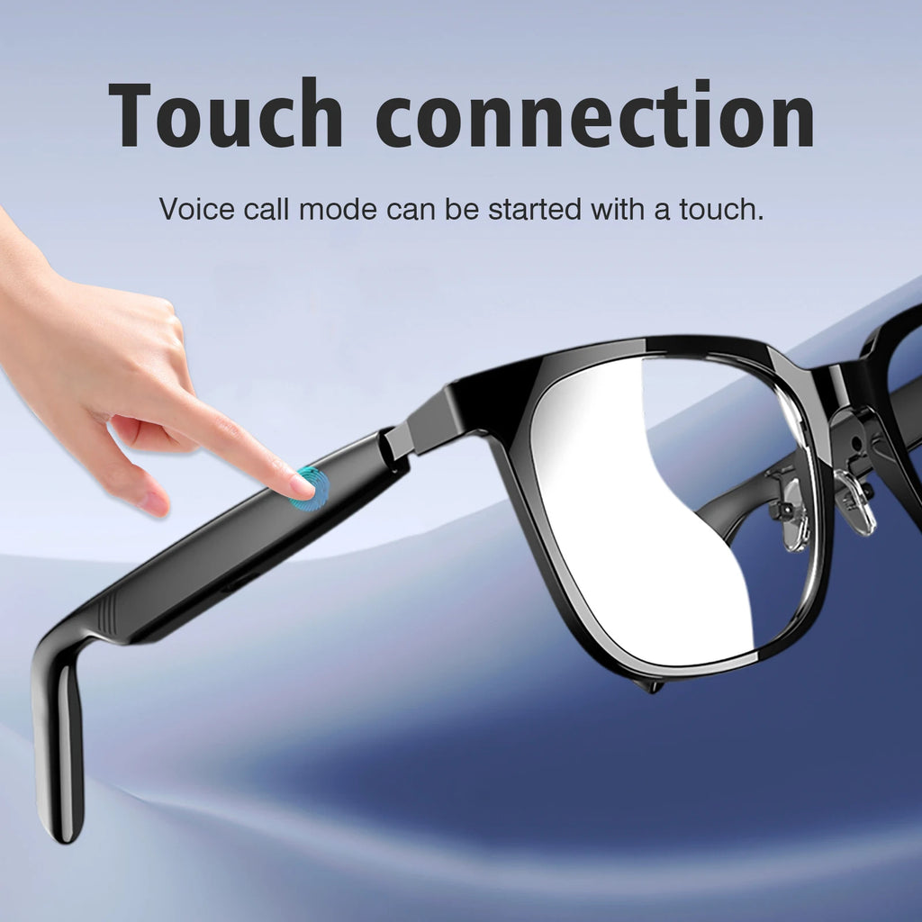 Smart glasses, music playback, touch voice assistant, can answer/make calls, long battery life, blue light blocking sunglasses