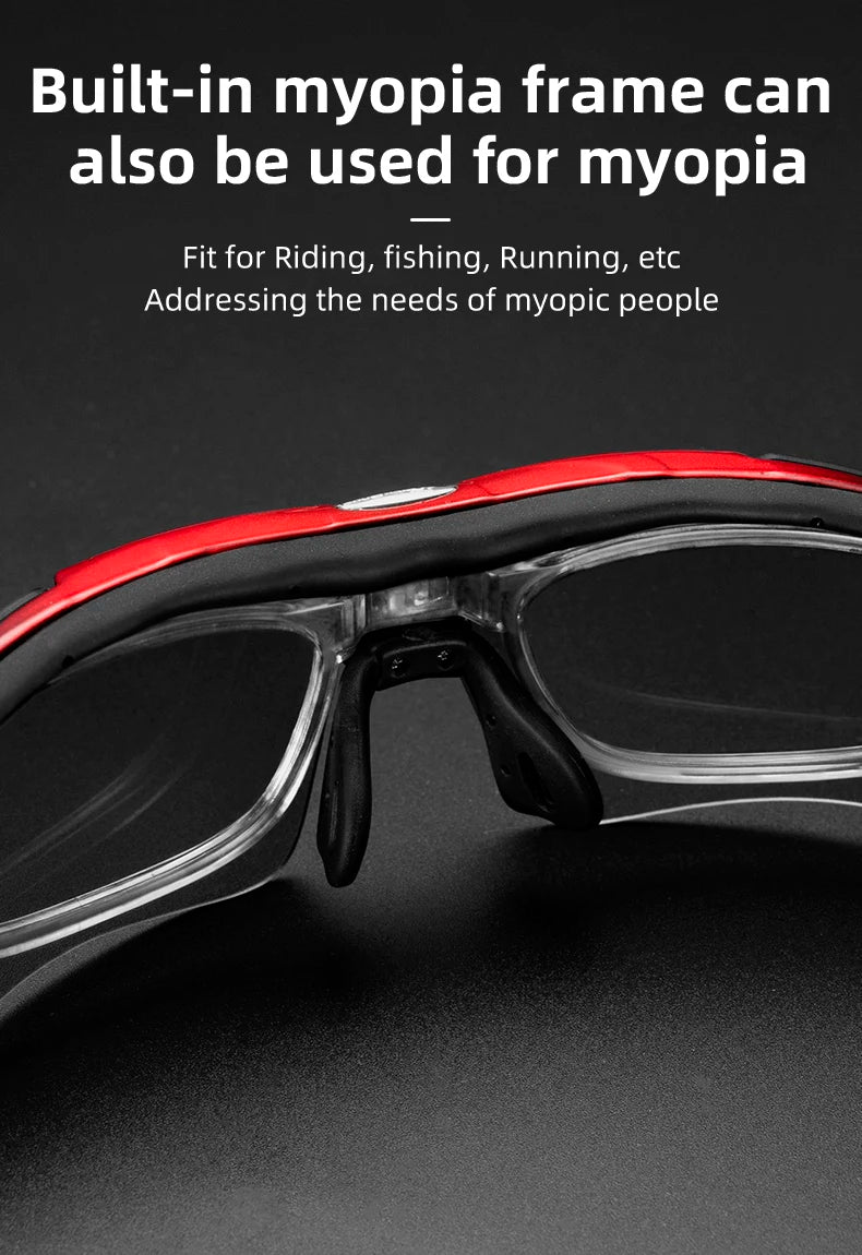 ROCKBROS Polarized Cycling Glasses Bike Goggles UV400 Outdoor Sport Eyewear Men Women Bicycle Sunglasses