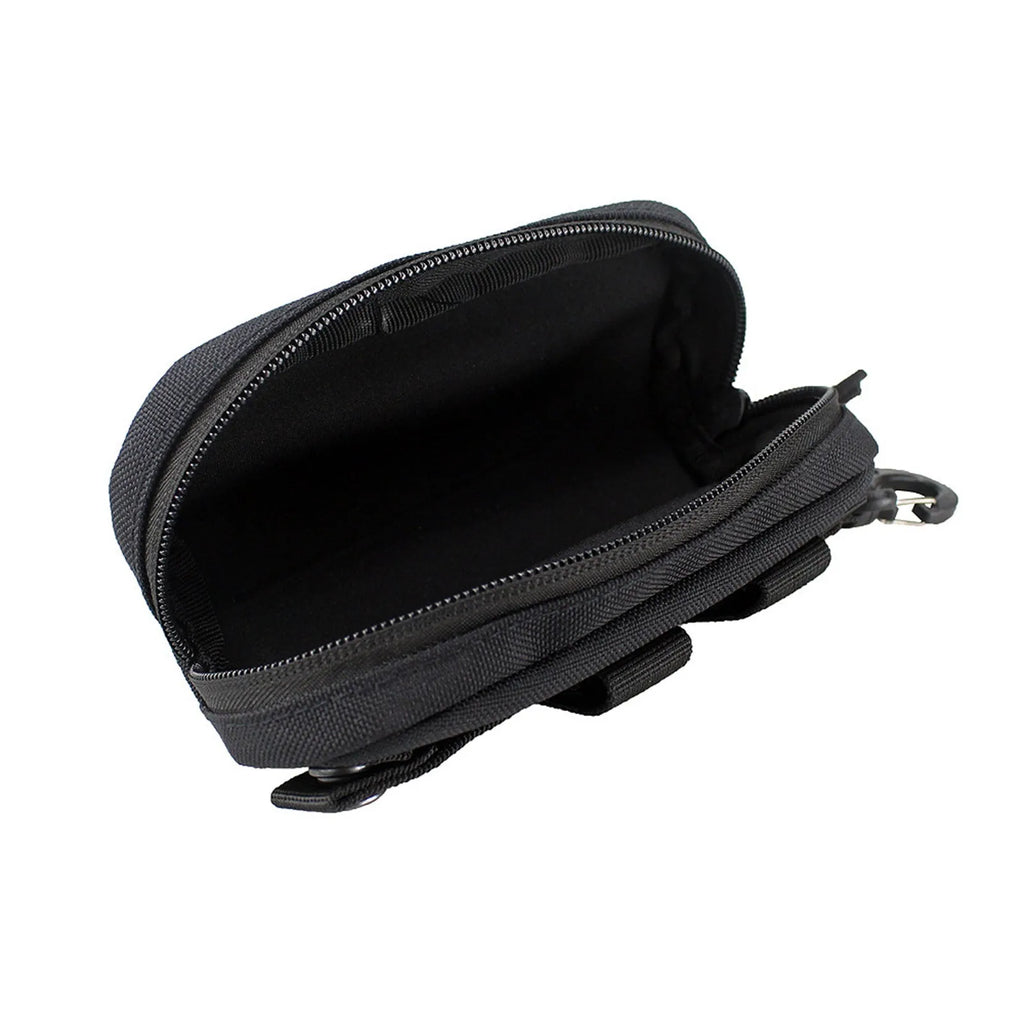 Outdoor Tactical Nylon Hard Case Glasses Box With Molle System Protection Box Accessory Pack Sunglasses Bag