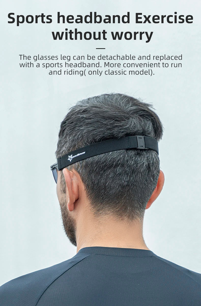 ROCKBROS Polarized Cycling Glasses Bike Goggles UV400 Outdoor Sport Eyewear Men Women Bicycle Sunglasses