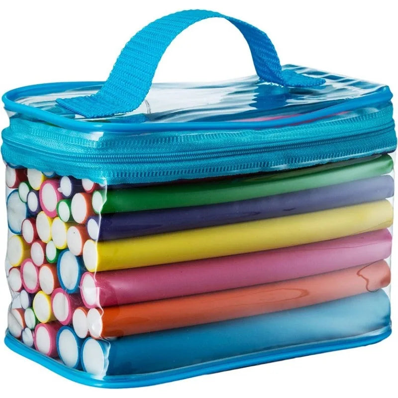 Foam Heatless Curling Rod Soft Bendy Twist Curls Tool Sponge Hair Curlers Rollers DIY Hair Styling Tools Set Random Color